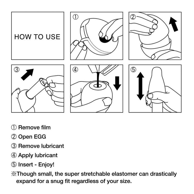 Tenga Egg Brush engangsmasturbator