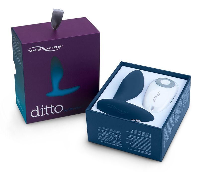 We-Vibe Ditto vibrerende analplugg blå