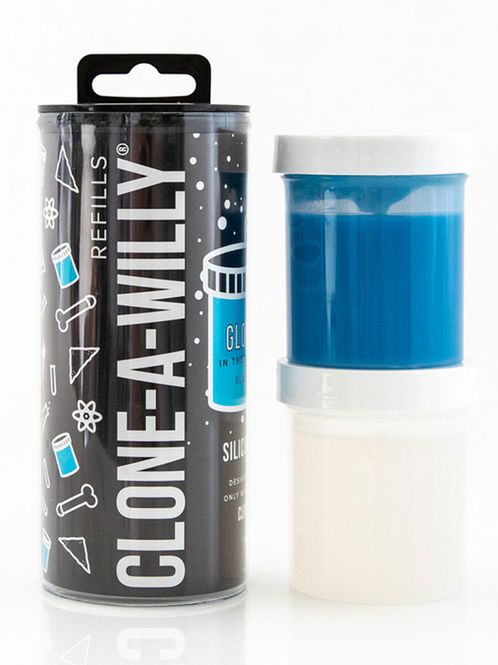 Hovedbilde Clone-A-Willy Silikonrefill – Glow in the ...