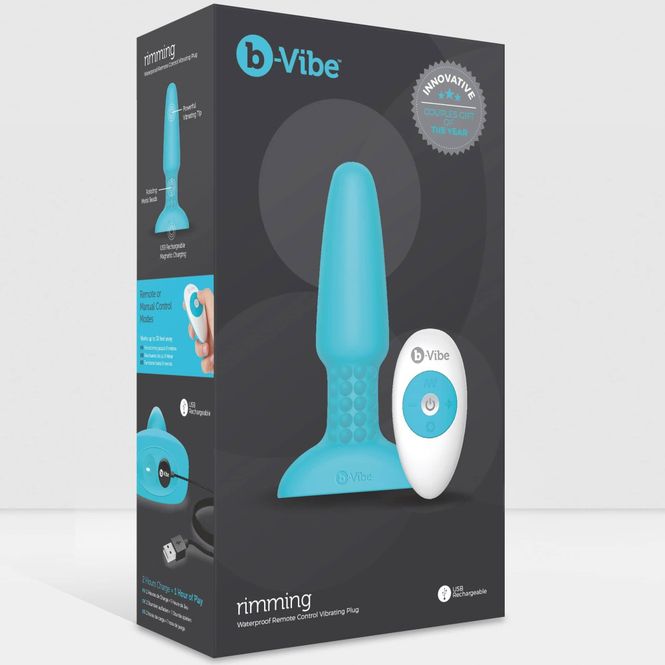 Hovedbilde B-Vibe Rimming med Fjernkontroll Vibrerende ...