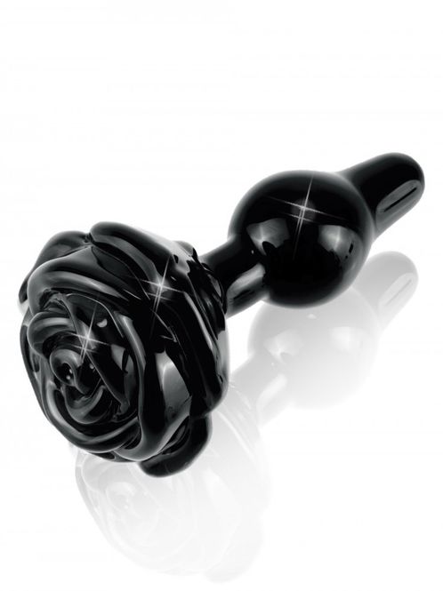 Hovedbilde Icicles No. 77 Buttplug, håndlaget svart ...