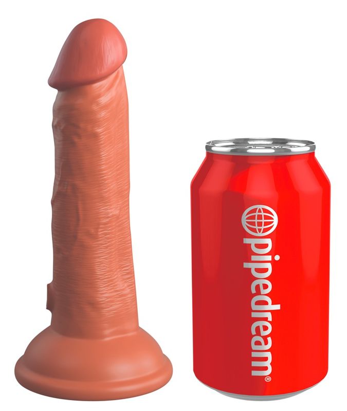 Pipedream King Cock Elite Dual Density Silikondildo 18 cm